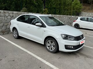 2018 Volkswagen Polo V Рестайлинг, белый, 1370000 рублей, вид 3