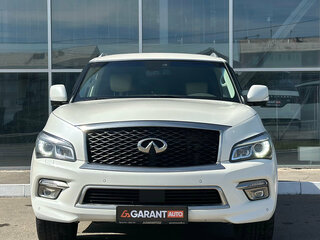 2017 Infiniti QX80 I Рестайлинг, белый, 2985000 рублей, вид 2