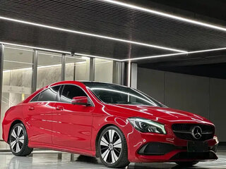 2017 Mercedes-Benz CLA 200 I (C117, X117) Рестайлинг, красный, 1500004 рублей, вид 3