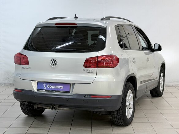 2012 Volkswagen Tiguan I Рестайлинг, серебристый - вид 4