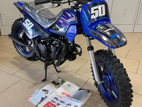 2021 Yamaha PW50/PW80, синий, 139999 рублей, вид 3
