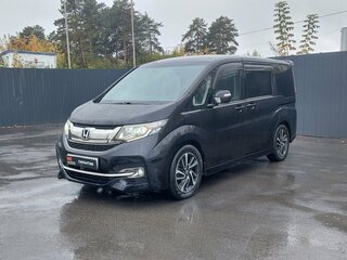 2015 Honda Stepwgn V, чёрный, 1429000 рублей, вид 3