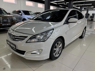 2015 Hyundai Solaris I Рестайлинг, бежевый, 1139000 рублей, вид 1
