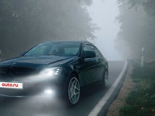 2008 Mercedes-Benz C-Класс 200 III (W204), чёрный, 1050000 рублей, вид 2