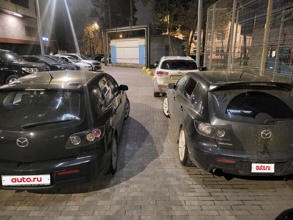 2008 Mazda 3 I (BK) Рестайлинг, чёрный, 900000 рублей - вид 1