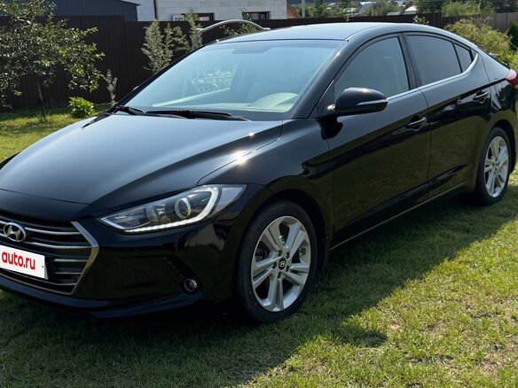 2017 Hyundai Elantra VI (AD), чёрный - вид 6