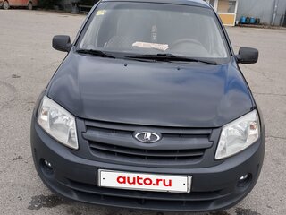 2014 Lada (ВАЗ) Granta I, чёрный, 350000 рублей, вид 1