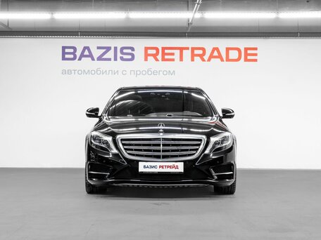 2014 Mercedes-Benz S-Класс 500 Long VI (W222, C217), чёрный, 2799000 рублей, вид 2