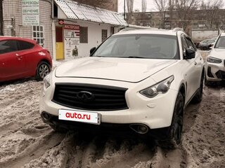 2012 Infiniti FX30d II (S51) Рестайлинг, белый, 1620000 рублей, вид 2