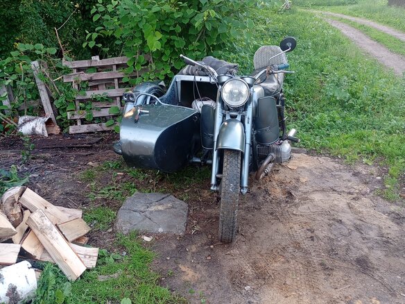 1990 Днепр MT-16, серебристый, 45000 рублей