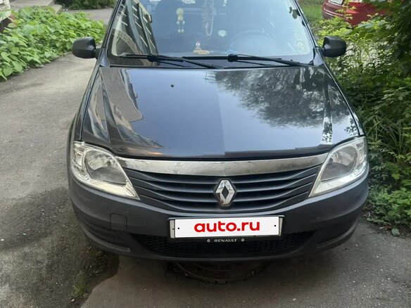 2011 Renault Logan I Рестайлинг, чёрный, 550000 рублей
