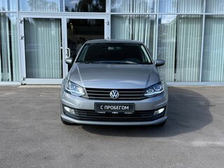 2019 Volkswagen Polo V Рестайлинг, серебристый, 1120000 рублей, вид 2
