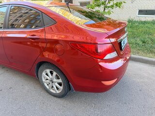 2011 Hyundai Solaris I, красный, 640000 рублей, вид 5