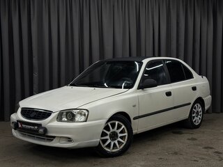 2005 Hyundai Accent ТагАЗ II, бежевый, 199777 рублей, вид 1