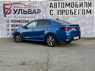 2019 Kia Rio IV, синий, 1536000 рублей, вид 4
