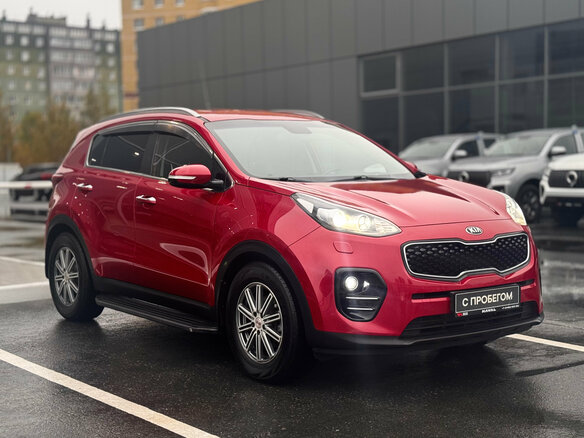 2017 Kia Sportage IV, красный, 1660000 рублей - вид 3