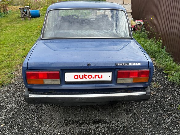 2006 Lada (ВАЗ) 2107, синий, 240000 рублей - вид 1