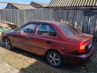 2009 Hyundai Accent ТагАЗ II, красный, 330000 рублей, вид 3