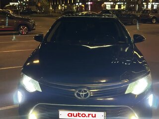 2015 Toyota Camry VII (XV50) Рестайлинг, чёрный, 2200000 рублей, вид 1