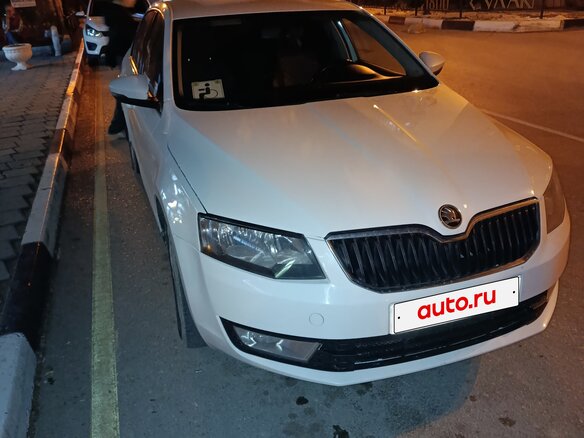 2015 Skoda Octavia III (A7), белый, 1160000 рублей