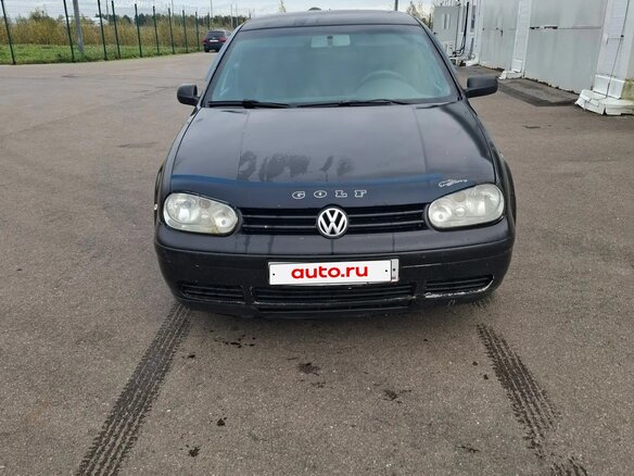 2000 Volkswagen Golf IV, чёрный - вид 1