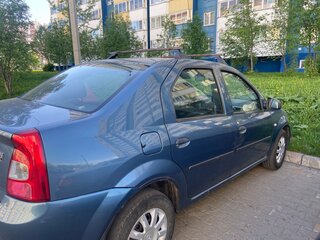 2011 Renault Logan I Рестайлинг, серебристый, 340000 рублей, вид 2