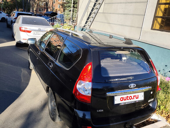 2012 Lada (ВАЗ) Priora I, чёрный - вид 5