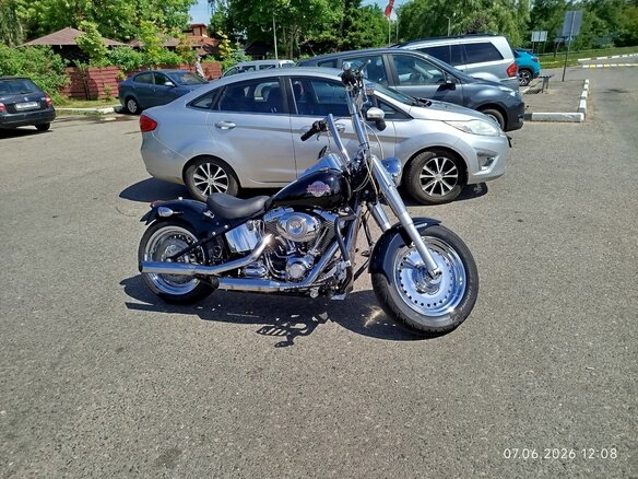 2009 Harley-Davidson Fat Boy, чёрный, 800000 рублей - вид 8