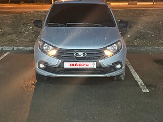 2019 Lada (ВАЗ) Granta I Рестайлинг, серебристый, 550000 рублей, вид 2