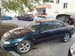 1997 Mazda 626 IV (GE), синий, 150000 рублей, вид 1