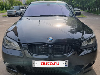 2003 BMW 5 серии 530i V (E60/E61), чёрный, 1060000 рублей, вид 2