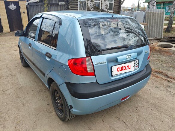 2008 Hyundai Getz I Рестайлинг, голубой, 340000 рублей - вид 6