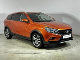 2018 Lada (ВАЗ) Vesta SW I, оранжевый, 960000 рублей, вид 4