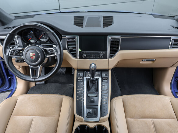 2018 Porsche Macan I Рестайлинг, голубой - вид 14