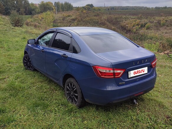 2017 Lada (ВАЗ) Vesta I, синий, 715000 рублей - вид 7