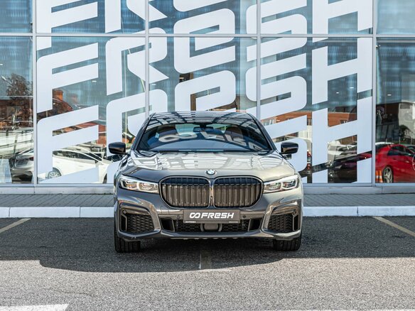 2021 BMW 7 серии 730i VI (G11/G12) Рестайлинг, серый, 5450000 рублей - вид 2