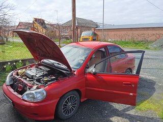 2000 Kia Rio I, красный, 170000 рублей, вид 3