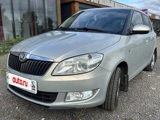 2013 Skoda Fabia II Рестайлинг, серебристый, 699000 рублей, вид 2