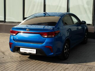 2019 Kia Rio IV, синий, 1425000 рублей, вид 5