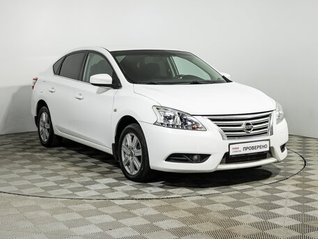 2015 Nissan Sentra VII (B17), белый, 849585 рублей, вид 3