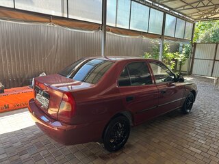 2005 Hyundai Accent ТагАЗ II, красный, 340000 рублей, вид 4