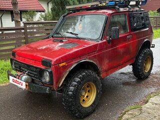 2005 Lada (ВАЗ) 2121 (4x4) I Рестайлинг, пурпурный, 300000 рублей, вид 1