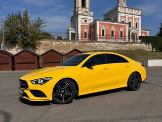2021 Mercedes-Benz CLA 200 II (C118, X118), жёлтый, 3750000 рублей, вид 2