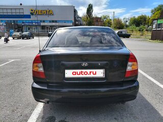 2007 Hyundai Accent ТагАЗ II, чёрный, 550000 рублей, вид 5