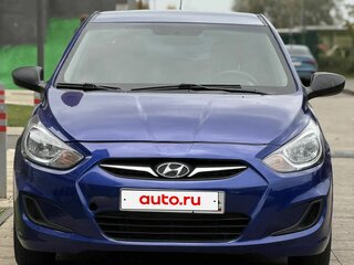 2013 Hyundai Solaris I, синий, 620000 рублей, вид 3