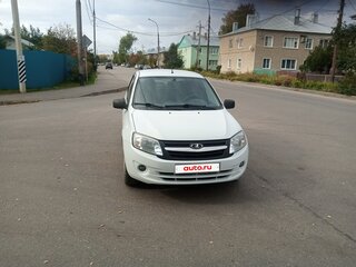 2013 Lada (ВАЗ) Granta I, белый, 395000 рублей, вид 2