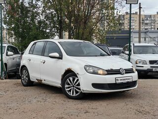 2012 Volkswagen Golf VI, белый, 349000 рублей, вид 3