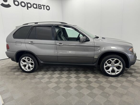2004 BMW X5 3.0i I (E53) Рестайлинг, серый, 1170000 рублей - вид 3