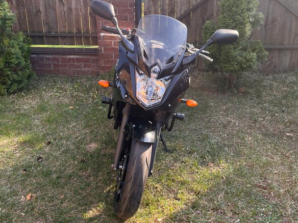 2012 Yamaha XJ6 (FZ6R), чёрный - вид 3