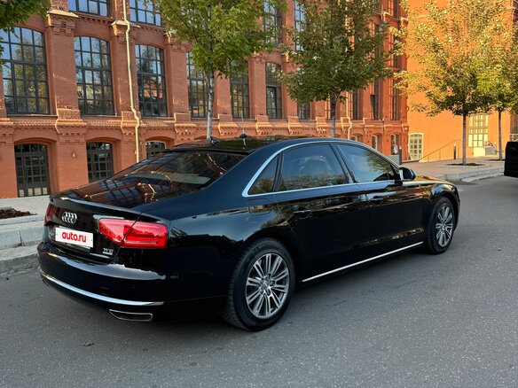2012 Audi A8 Long III (D4), чёрный, 5500000 рублей - вид 4